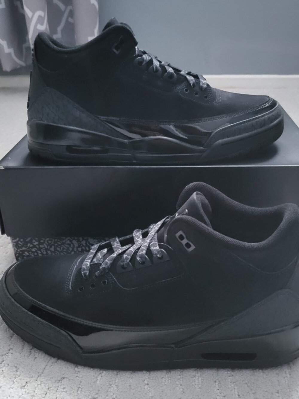 Size 10.5 - Air Jordan 3 Retro Black Cat (2025) - CT8532-001